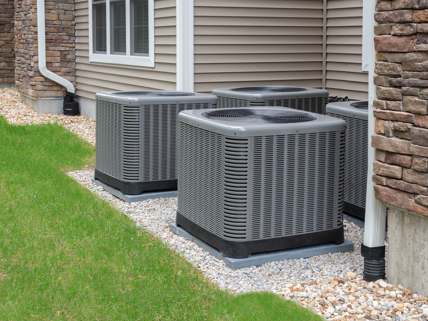Outdoor air conditioning and heat pump units OLYMPUS DIGITAL CAMERA