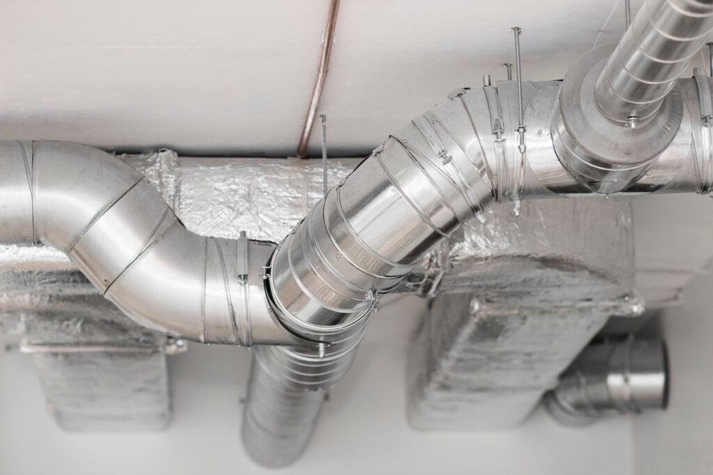 Air ducts in home to allow air flow throughout home