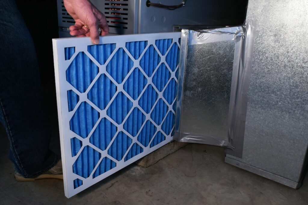 Blue furnace filter