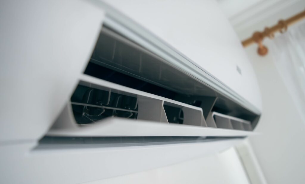 AC vent opening close up
