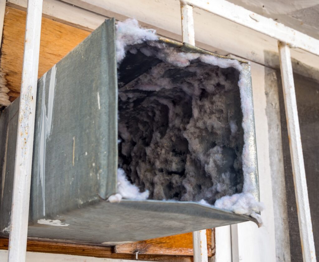 Extremely dirty air duct system needs to be cleaned
