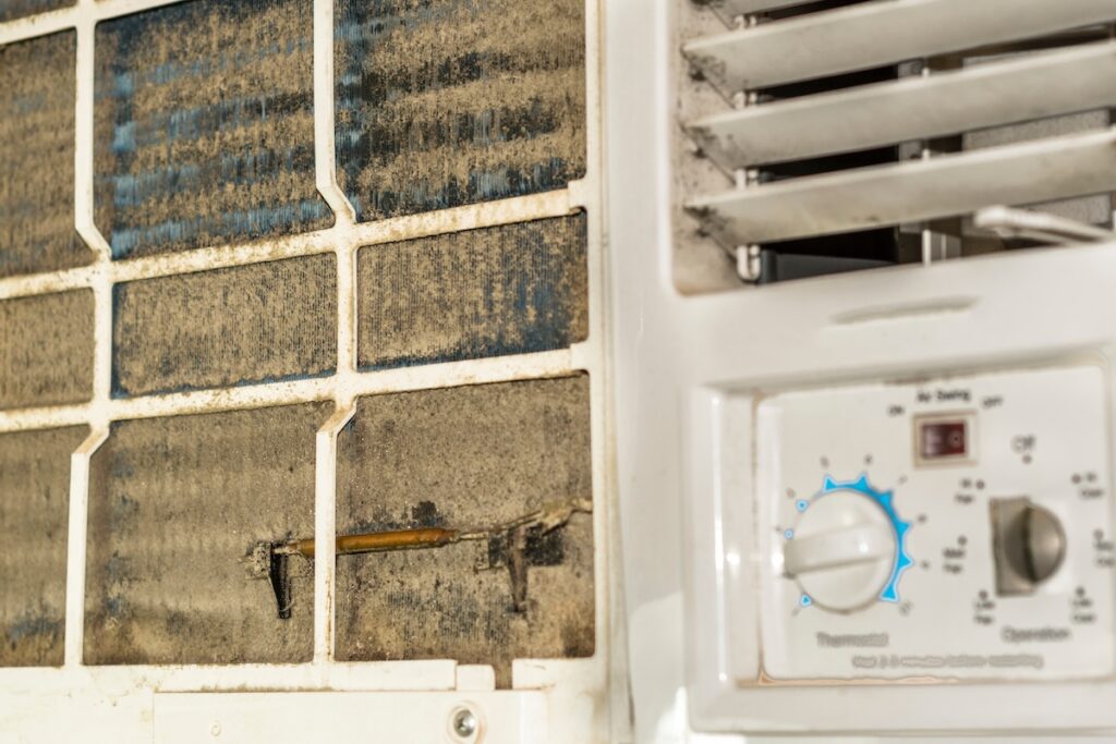 Dirty air filter