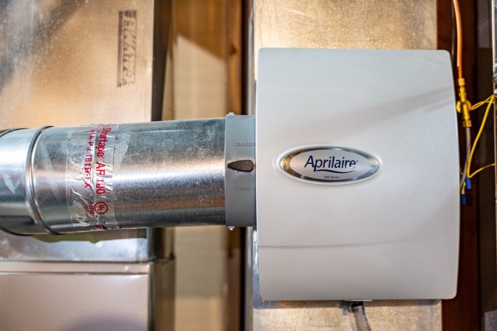 Furnace humidifier